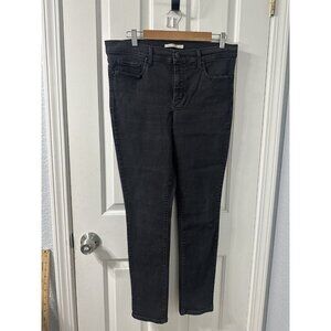 Womens Levi's 311 SHAPING SKINNY Stretch Black Jeans W33 L30 UK Size 14